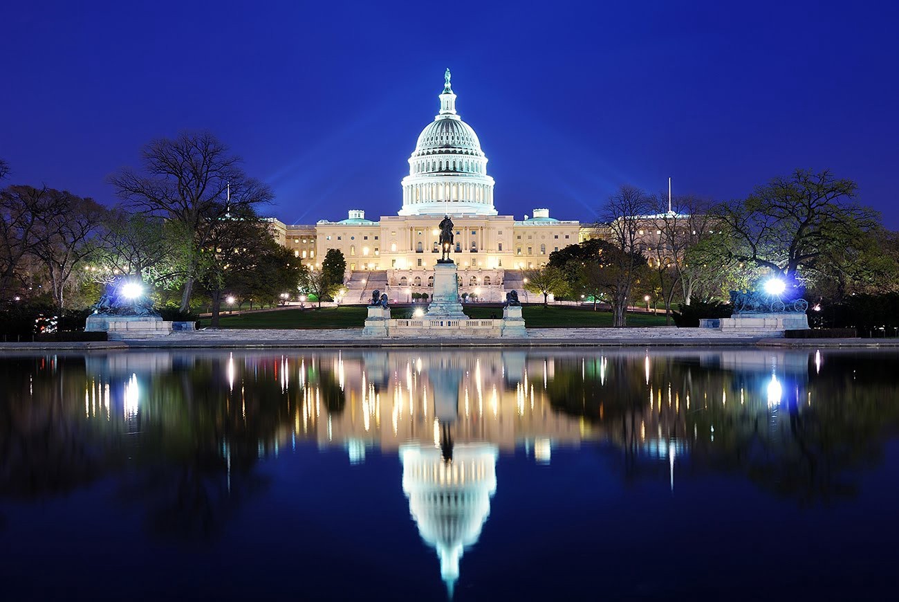 A close up picture of the capitol building