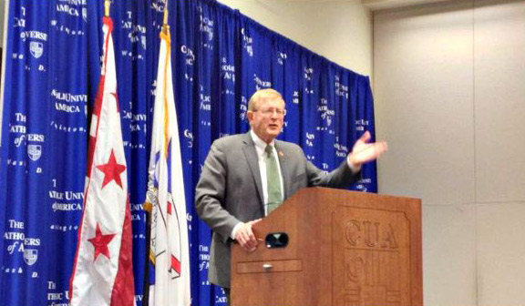 Congressman Paul Cook, representative of California's 8th District and retired Colonel of the United States Marine Corps, speaks about the nation's defense and global presence.